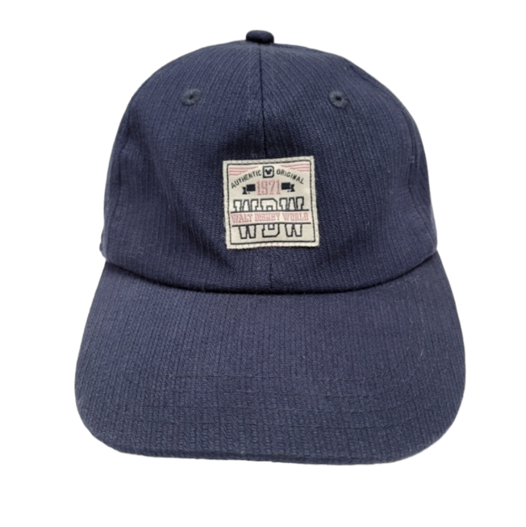 Authentic Original Disney Parks Navy Blue Walt Disney World Baseball HatCap